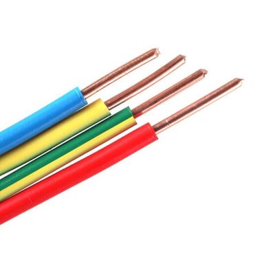 kupować Zindywidualizowany kolorowy kabel izolacyjny PVC do drutu domowego 450/750V BV/BVR 1,5 mm 2,5 mm 4 mm 6 mm online manufacture