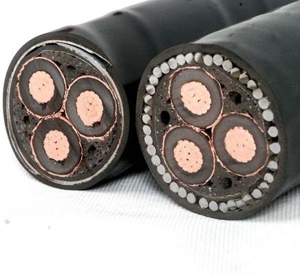 kupować YJV22 35KV 5 rdzeni Kabel wysokiego napięcia Części ocieplone online manufacture