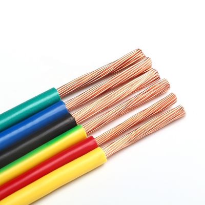 Jednobrodkowy miedziany kabel zasilania PVC BVR 4 mm dostosowywalny do okablowania domu