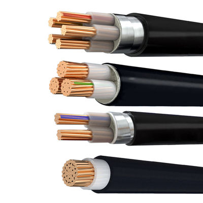 4 rdzeń miedzianego przewodnika PVC izolacyjny kabel 4*240mm do przesyłu energii 450V/750V