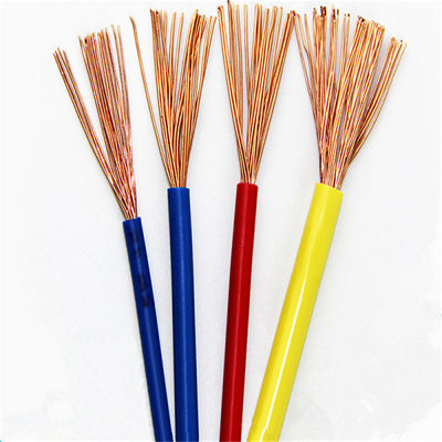 Elektryczny jeden rdzeniowy drut miedziany 4 mm 450 V Dostosowywalny kabel zasilania PVC