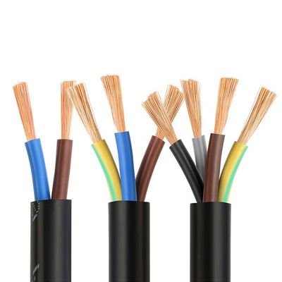 Wieloprzewodnik Flexible Cable RVV/H05VV-F 2 3 4 Rdzeń Kabel Elektryczny Drut Kabel Zasilania