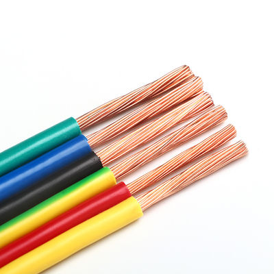 6mm AWG 6 Jednobrodkowy budynek PVC Kabel zasilający miedź Wyizolowany goły typ