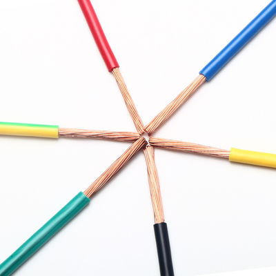 Elektryczny BVR 1,0 mm2 PVC Wyizolowany Drut Miedziany Węzeł zasilania PVC