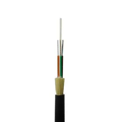 Wysokiej wytrzymałości kabel optyczny z włókna czarny GJYXCH Długotrwały kabel aktywny