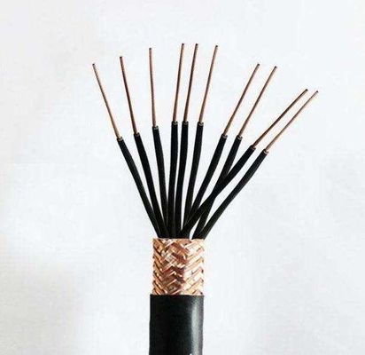 Czarna obudowa sterowania elastyczny osłonięty kabel miedzianego rdzenia odporny na ciepło