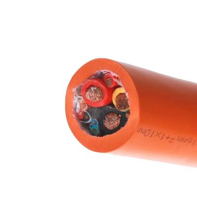 Okrągły kabel do ładowania samochodów elektrycznych Szybkie ładowanie i bezpieczna obsługa